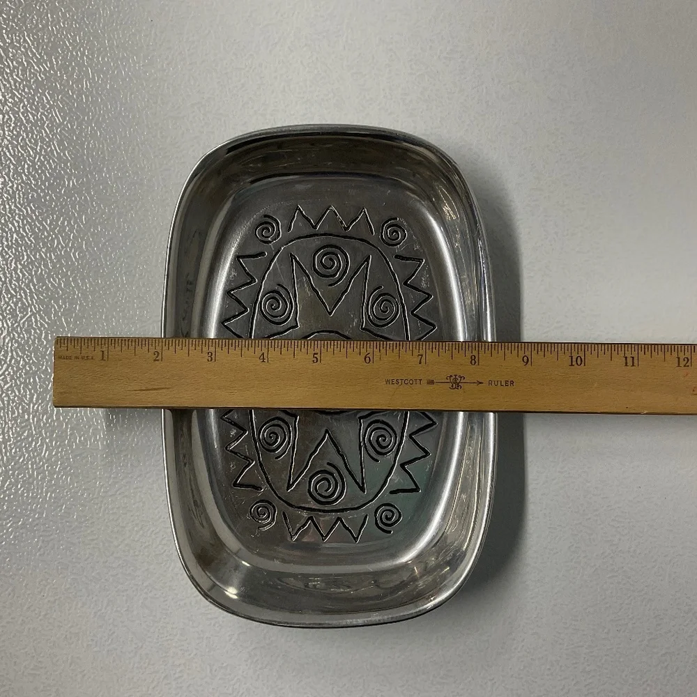 Small Wilton Armetale silver metal dish